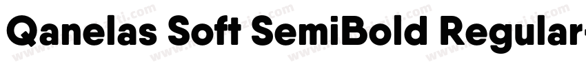 Qanelas Soft SemiBold Regular字体转换